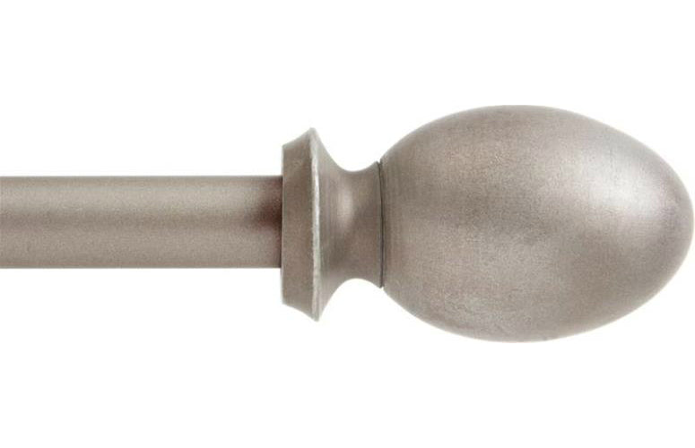 Kenney KN75781 Window Curtain Rod, Antique Pewter, 48" - 86"