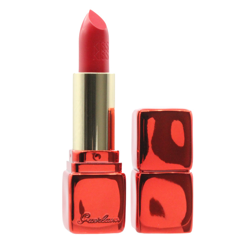 Guerlain KissKiss Creamy Shaping Red Lipstick 325 Rougue Kiss