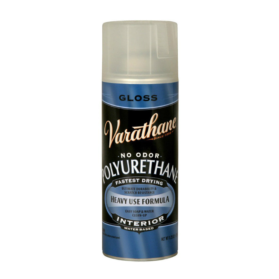 Varathane 200081 Water-Based Interior Polyurethane, Gloss, 11.25 Oz Aerosol