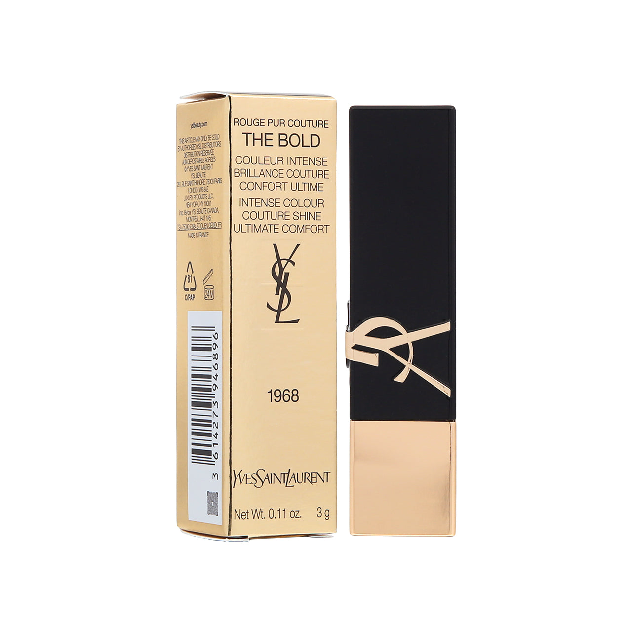 Yves Saint Laurent Rouge Pur Couture The Bold #1968 1pc