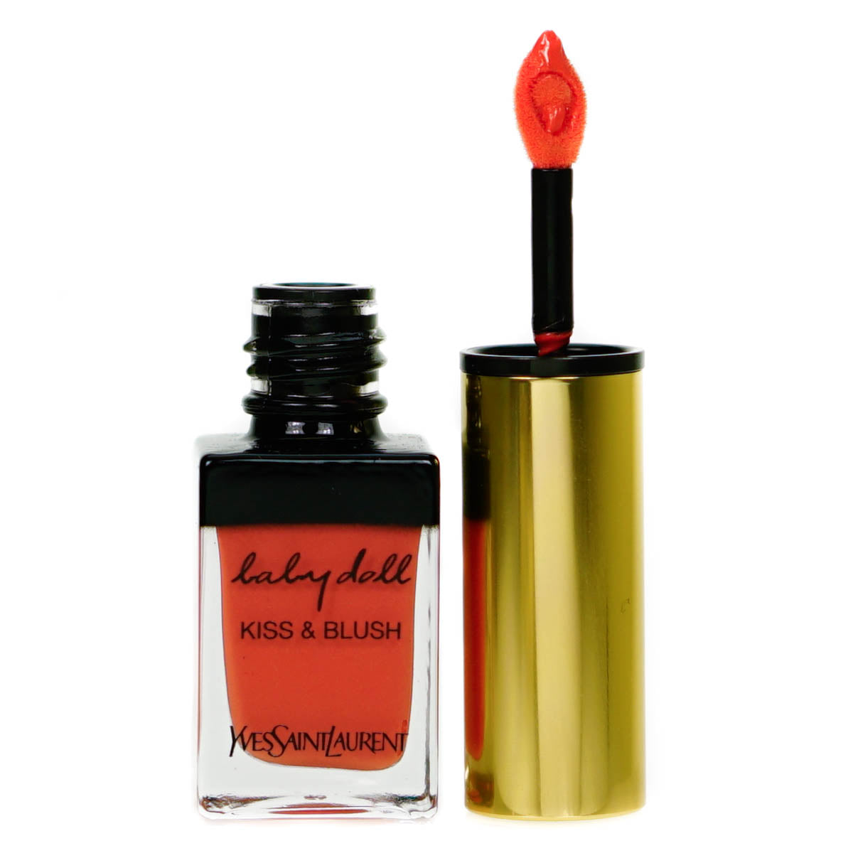 YSL Blusher & Lipgloss 4 Orange Fougueux