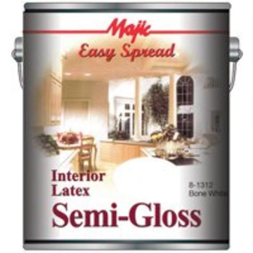 Majic 8-1312-1 Interior Latex Paint, Bone White, 1 Gallon