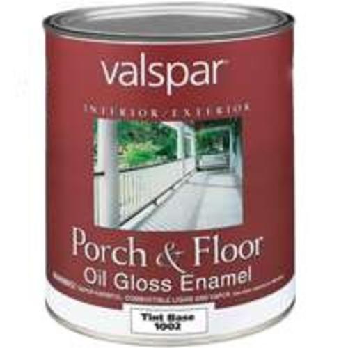 Valspar 027.0001000.005 Porch & Floor Oil Paint, 1 Qt, White