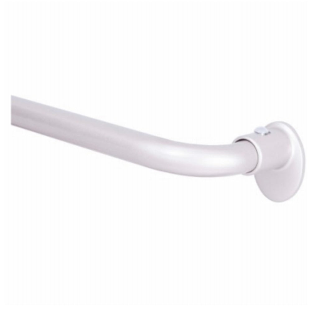 Kenney SN79233V1 Sun Zero Room Darkening Curtain Rod, Silver