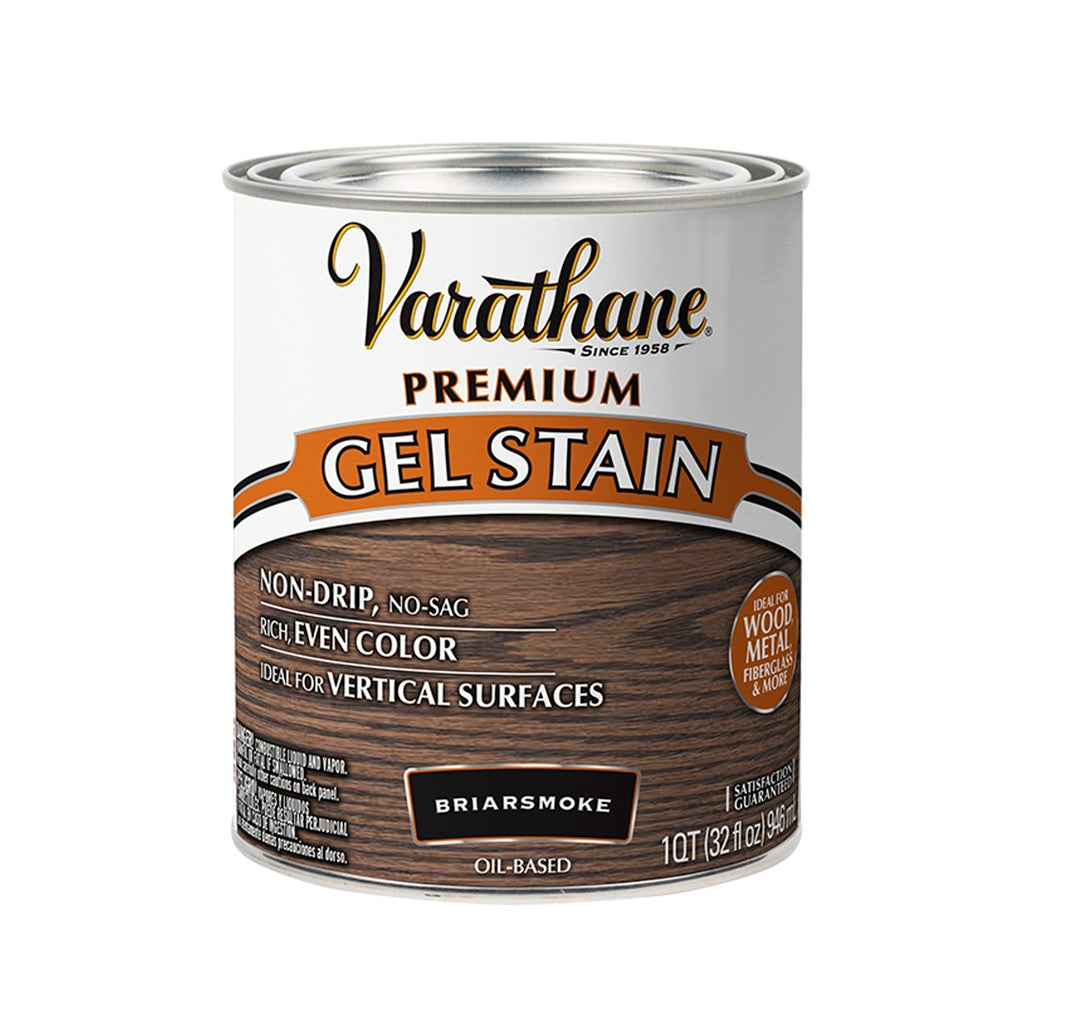 Varathane 358173 Premium Gel Stain, Briarsmoke, 1 Quart