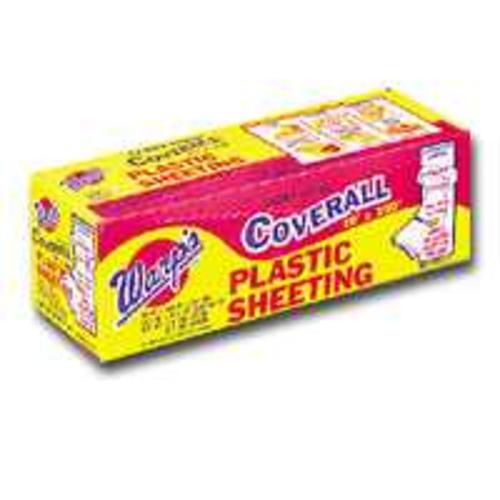 Warp's 2CD10C Carry-Home Coverall Clear Poly Film, 10' x 100', 2 Mil