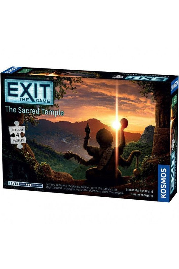Exit The Game: The Sacred Temple (Jigsaw Puzzle and Game)