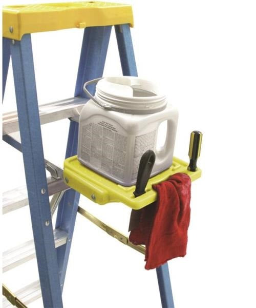 Werner PK76-9CA Universal Pail Shelf, Plastic, Aluminum Arm