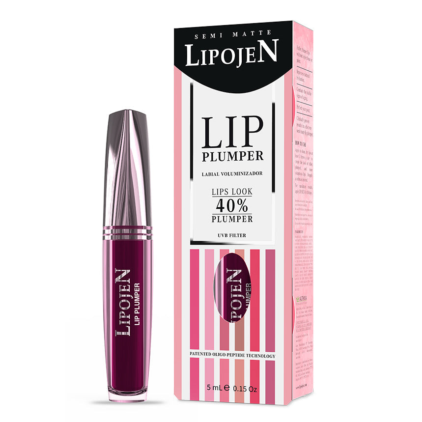 Lipojen Semi Matte Lip Plumper - Volumizing & Moisturizing