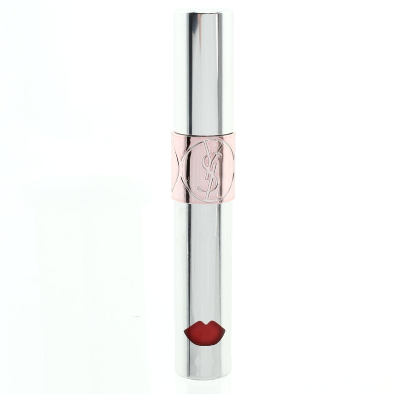 YSL Volupte Liquid Lip Gloss Balm 7 Grab Me Red (Blemished Box)