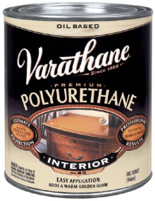 Varathane 9141H Interior Oil Based Premium Polyurethane,Quart, Satin
