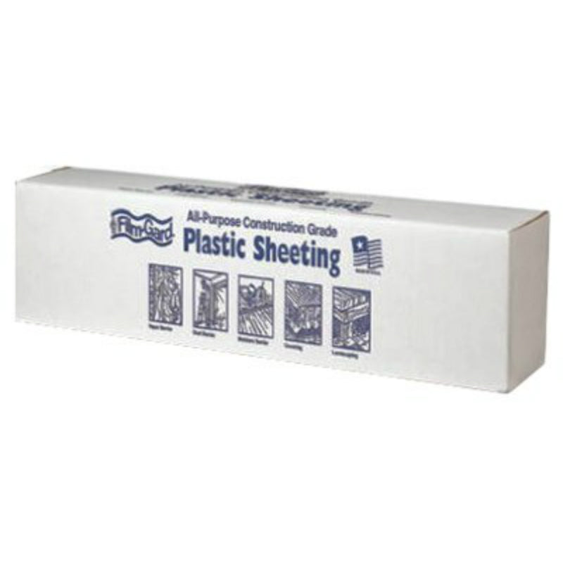 Film-Gard® 626054 Polyethylene Construction Sheeting, Black, 6 Mil, 16' x 100'
