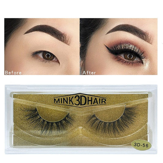 3d false eyelashes multi-layer water mink eyelashes natural thick eyelashes