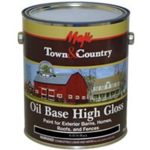 Majic 8-0036-1 Oil-Based High Gloss Paint, 1 gal, Black