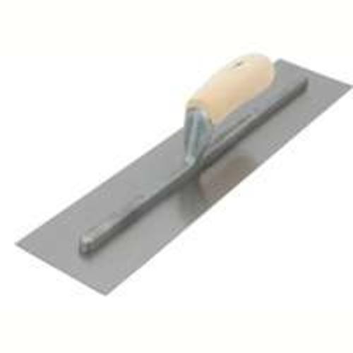 Marshalltown FT363 QLT Finishing Trowel 14"x4", Curved Wood Handle