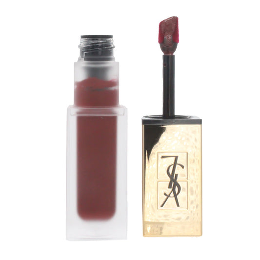 YSL Tatouage Couture Burgundy Liquid Lipstick 8 Black Red Code
