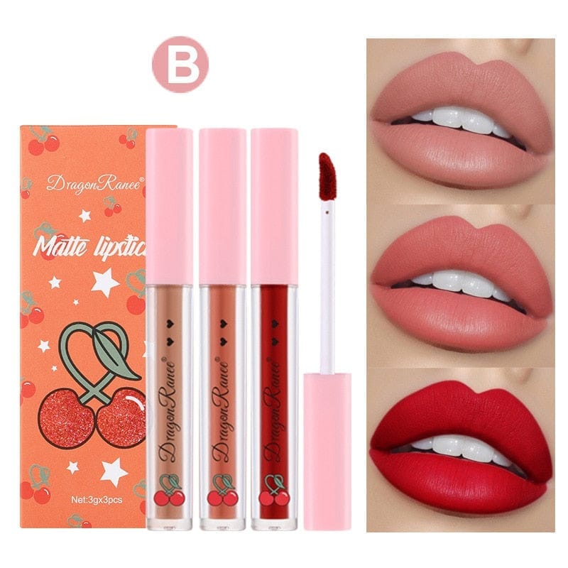 6 Pieces Lip Gloss Stain Long Lasting Liquid Lipstick Fashion Makeup
