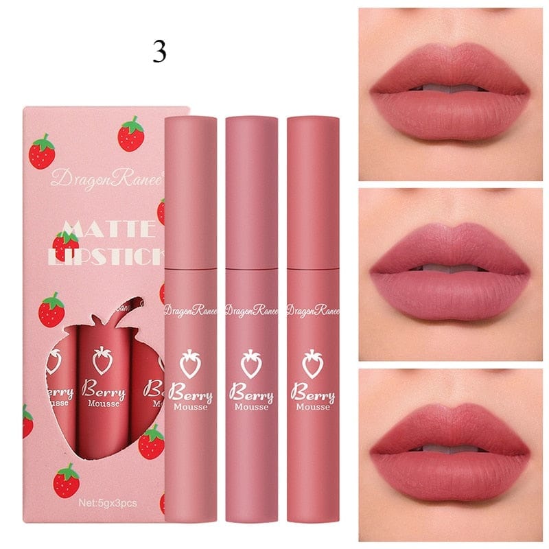 6 Pieces Lip Gloss Stain Long Lasting Liquid Lipstick Fashion Makeup