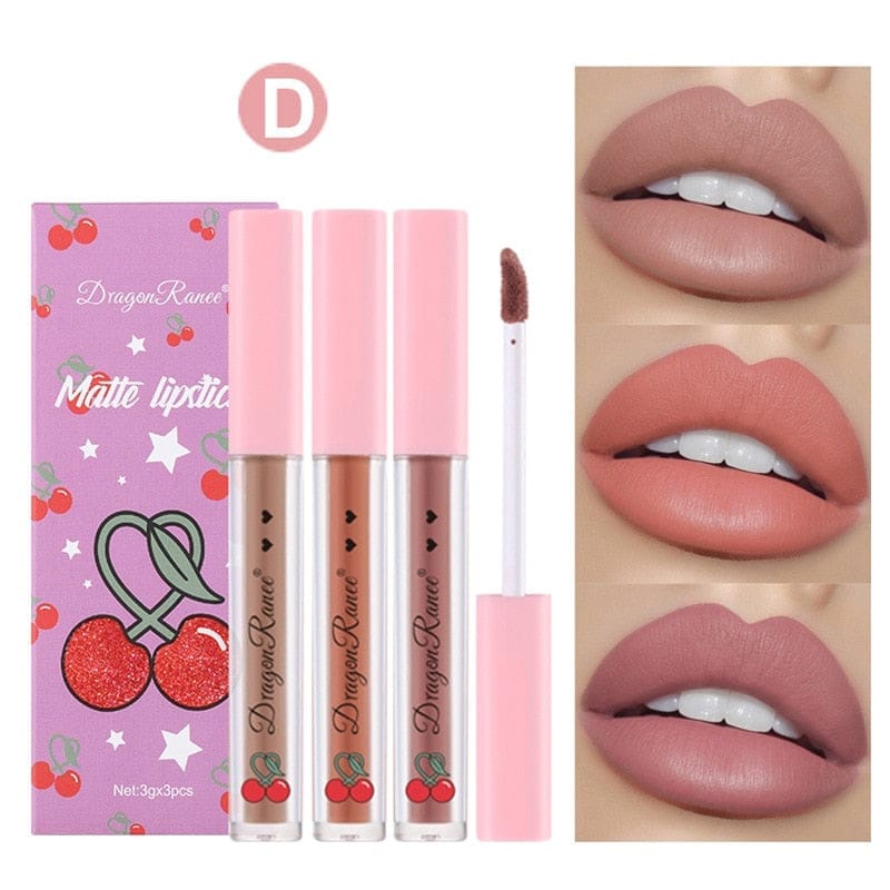 6 Pieces Lip Gloss Stain Long Lasting Liquid Lipstick Fashion Makeup