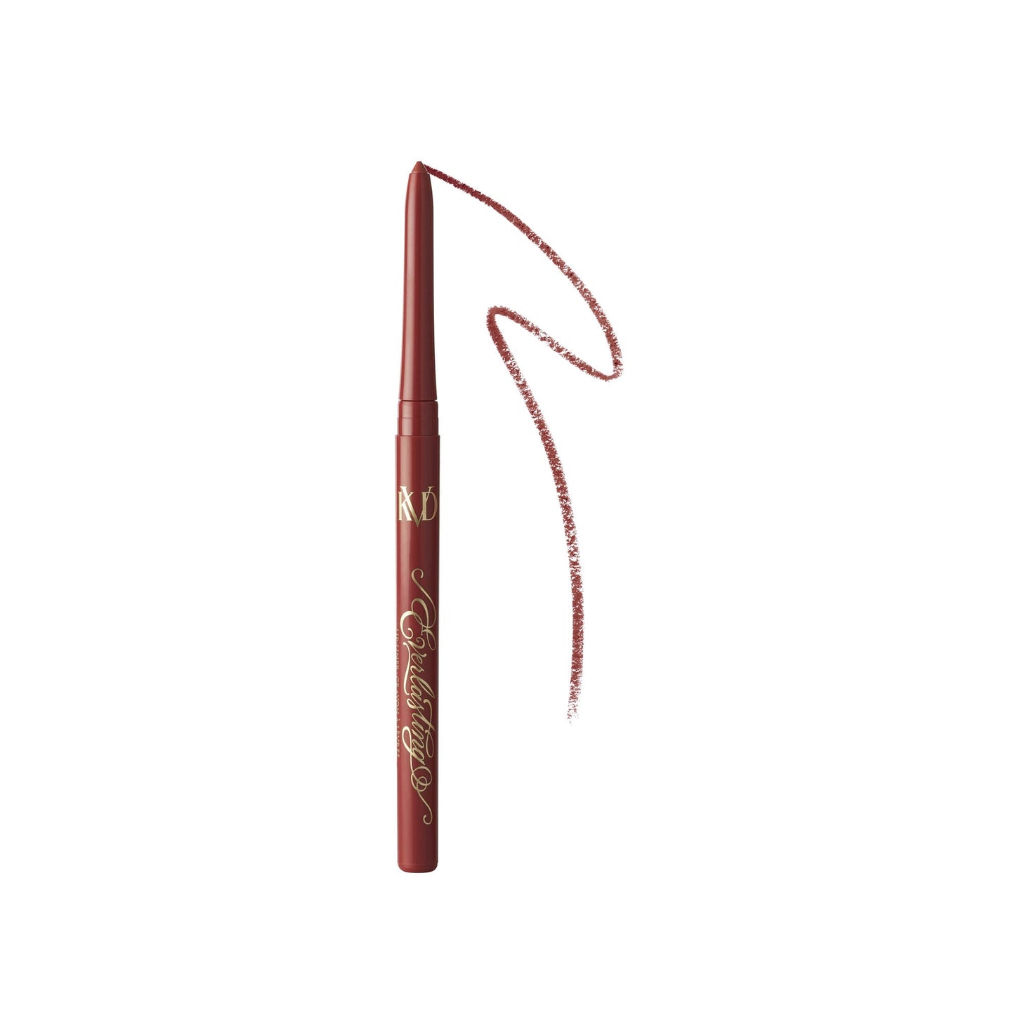 An open everlasting Lip Liner pencil with smear in shade Hawkwind