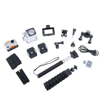 ExploreOne 4K Wi-Fi Action Camera with 32 GB Micro SD Memory Card