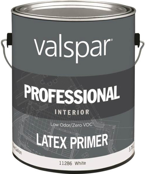 Valspar 11286 VOC Compliant Interior Latex Primer, Professional, Gallon