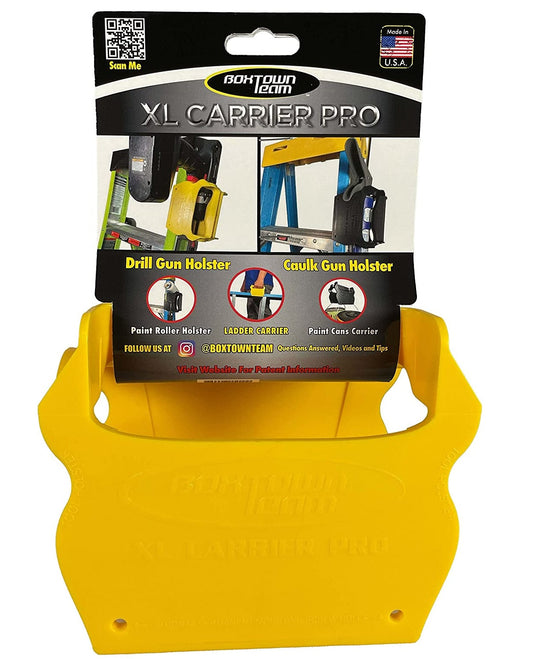 Boxtown Team XLPRO-A001 Extra Large Ladder Carrier PRO, Yellow