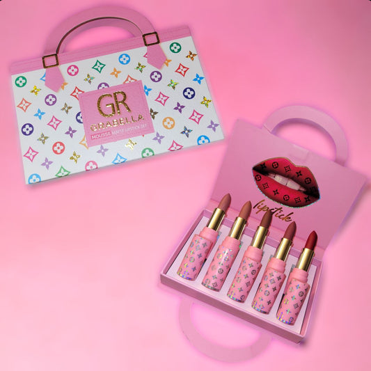 Diamond Mono 5 Pc Lipstick Set