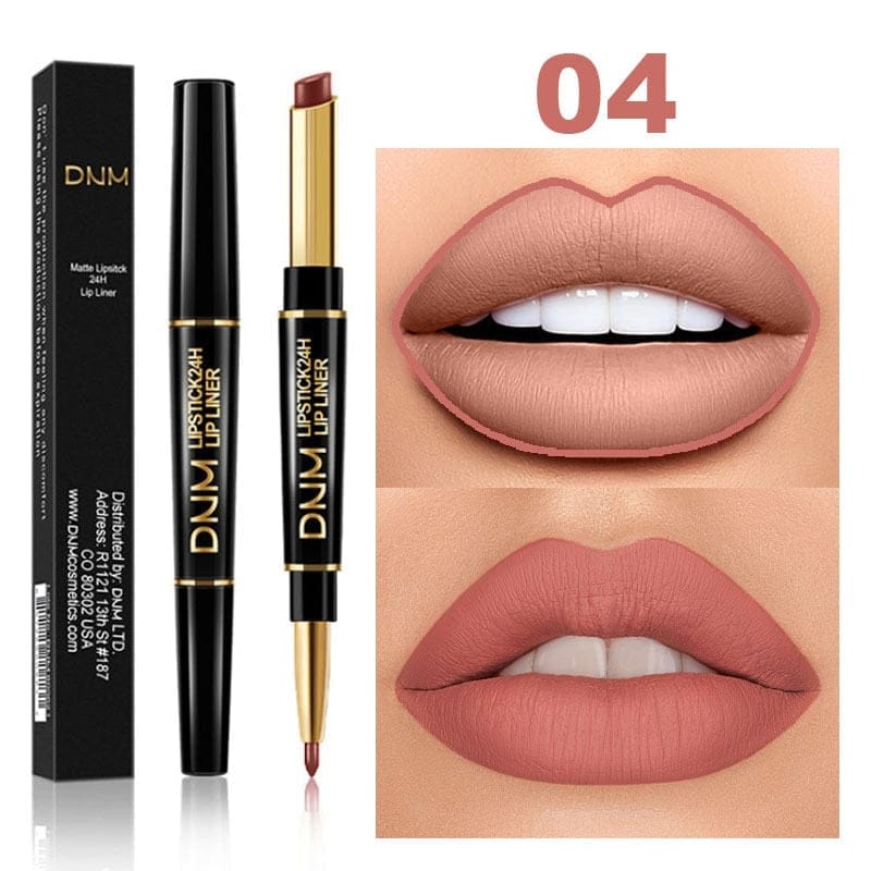 Double Ended Matte Lipstick Long Lasting Waterproof Lipsticks