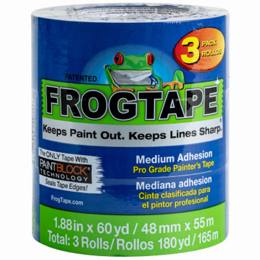 FrogTape 104957 Pro Grade Painter's Tape, 3 Pack