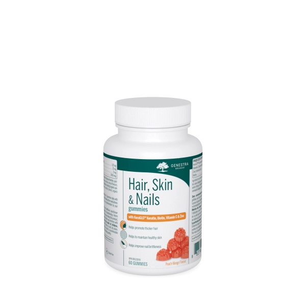 Genestra Hair, Skin & Nails - Peach Mango (60 Gummies)