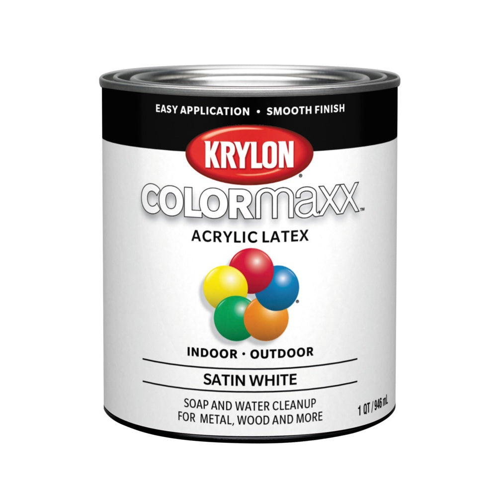 Krylon K05628007 COLORmaxx Interior/Exterior Paint, 32 Oz