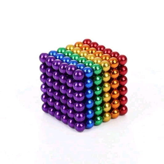 216pcs Silver Ball Magnetic Puzzle Cube