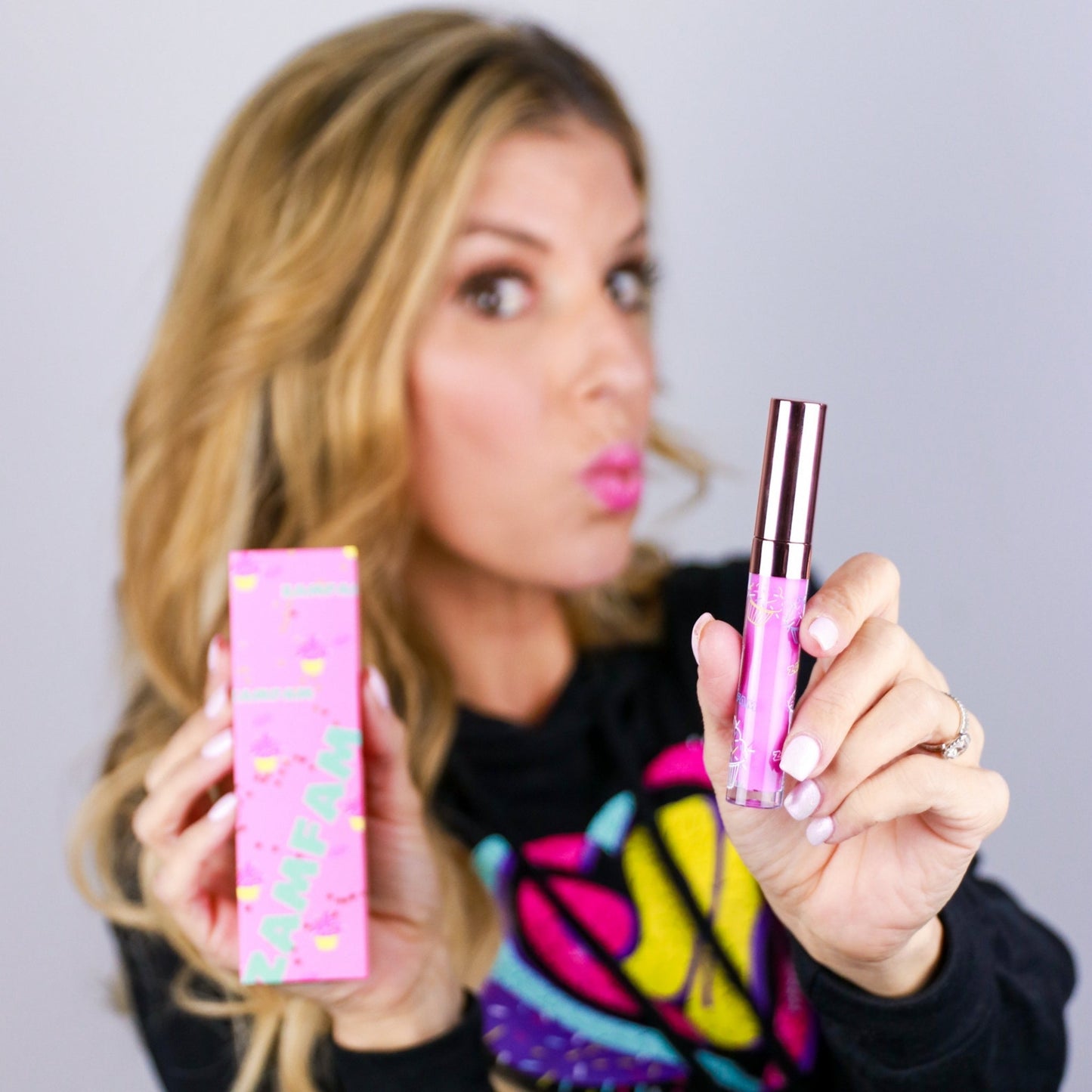#ZAMFAM Lip Gloss | Rebecca Zamolo