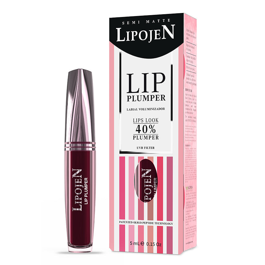 Lipojen Semi Matte Lip Plumper - Volumizing & Moisturizing