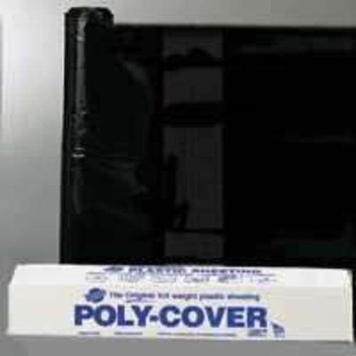 Lbm Poly 6X12-B Polyethylene Sheeting, 6 Mil, 12 x 100', Black