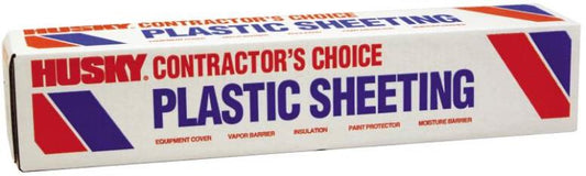 Husky CF00712-0400C Polyethylene Sheeting, 12' x 400'