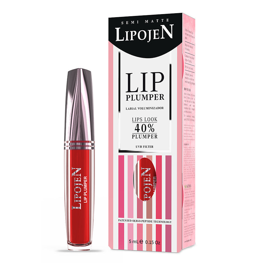 Lipojen Semi Matte Lip Plumper - Volumizing & Moisturizing