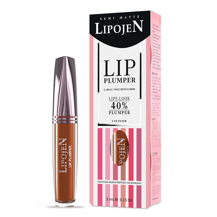 Lipojen Semi Matte Lip Plumper - Volumizing & Moisturizing